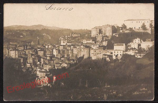 ag2001 - CARTOLINA D'EPOCA - Grosseto Città - Panorama  1910