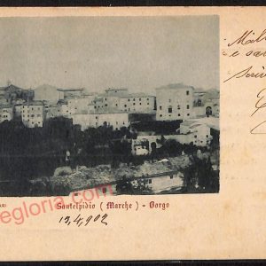 ae5980 - CARTOLINA D'EPOCA - Fermo Provincia - Porto Sant' Elpidio  1902