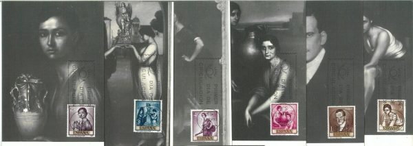 68888 - SPAIN - Set of 10 MAXIMUM CARDS 1965 - ART Torres