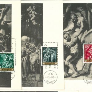 68890 - SPAIN - Set of 10 MAXIMUM CARDS 1966 - ART  Sert