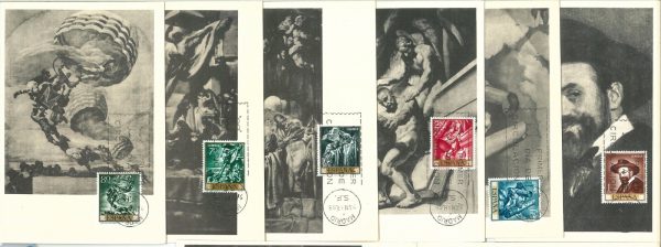 68890 - SPAIN - Set of 10 MAXIMUM CARDS 1966 - ART  Sert