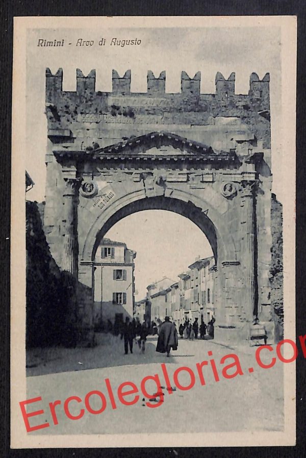ai0786 - CARTOLINA D'EPOCA - Rimini Città - Arco di Augusto