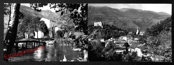 ah4571 - CARTOLINA DOPPIA D'EPOCA - Padova Provincia - Polcenigo