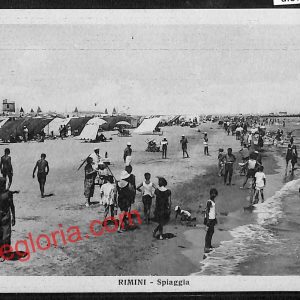 ai0791 - CARTOLINA D'EPOCA - Rimini Città - La Spiaggia