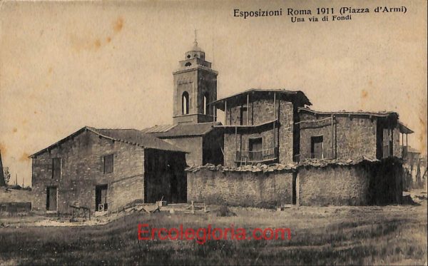 ad7839 - CARTOLINA D'EPOCA - Esposizione di Roma 1911 - Piazza d' Armi