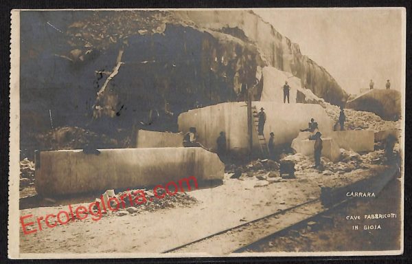ag7915 - CARTOLINA D'EPOCA - Massa Carrara Città - Cave Fabbricotti in Goia
