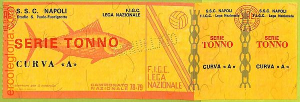 ZA1195 - Vecchio  BIGLIETTO PARTITA  CALCIO -  1978/1979: Napoli - immagine 4