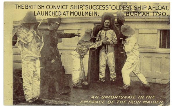 P2702 - AUSTRALIA, POST CARDS ,BRITISH CONVICT SHIP IRON MAID 1910/20 - immagine 10