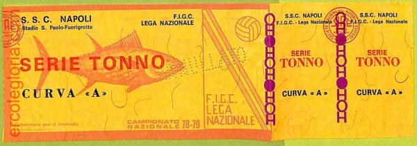 ZA1195 - Vecchio  BIGLIETTO PARTITA  CALCIO -  1978/1979: Napoli - immagine 5