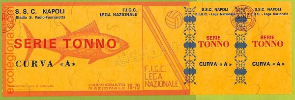 ZA1195 - Vecchio  BIGLIETTO PARTITA  CALCIO -  1978/1979: Napoli - immagine 6