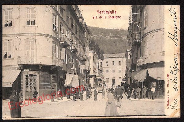 ag5274 - CARTOLINA D'EPOCA - Imperia Provincia - Ventimiglia
