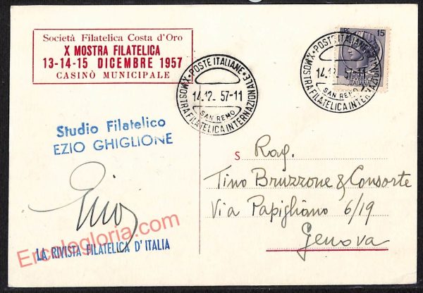 ag5286 - CARTOLINA D'EPOCA - Imperia Provincia - Sanremo - immagine 2