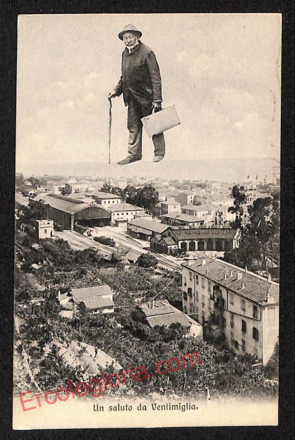 ag5293 - CARTOLINA D'EPOCA - Imperia Provincia - Ventimiglia  1920
