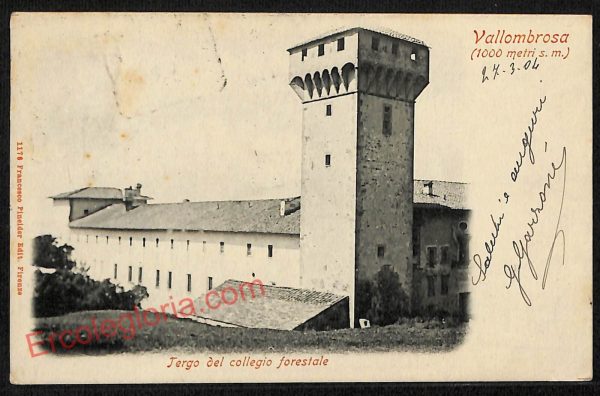 ag0038 - CARTOLINA D'EPOCA - Firenze Provincia - Vallombrosa