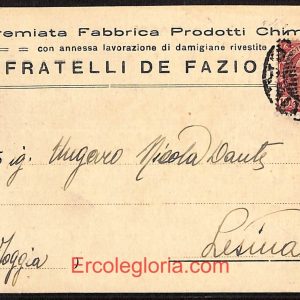 ae0899 - CARTOLINA  D'EPOCA - BAT Provincia - Barletta  1927