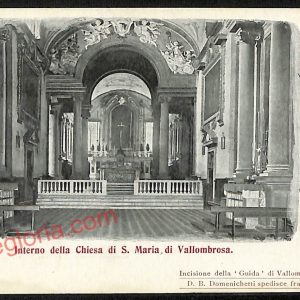 ag0039 - CARTOLINA D'EPOCA - Firenze Provincia - Vallombrosa