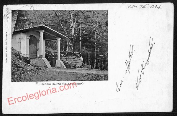ag0040 - CARTOLINA D'EPOCA - Firenze Provincia - Vallombrosa
