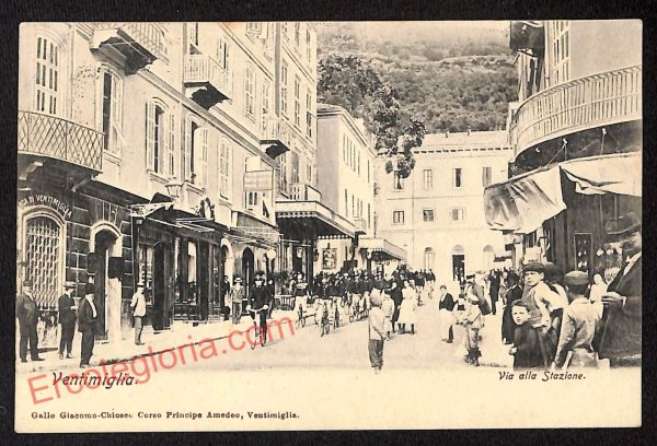 ag5300 - CARTOLINA D'EPOCA - Imperia Provincia - Ventimiglia  1910