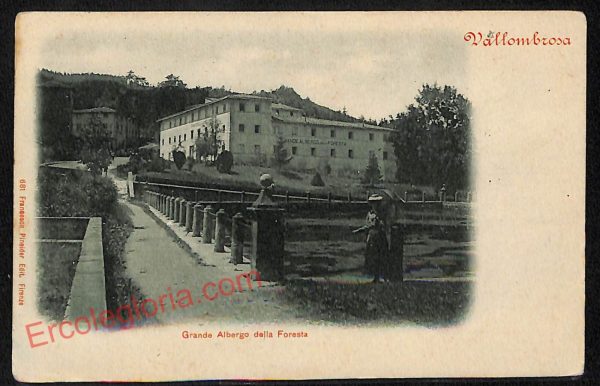 ag0048 - CARTOLINA D'EPOCA - Firenze Provincia - Vallombrosa