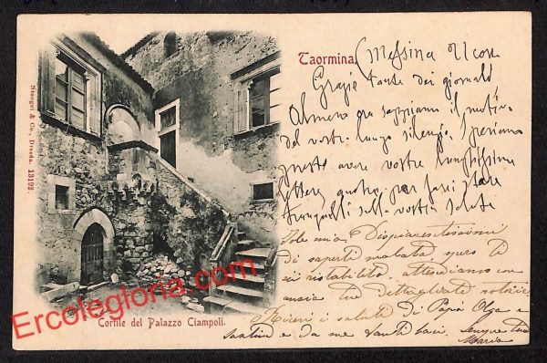 ag8854 - CARTOLINA D'EPOCA - Messina Provincia - Taormina