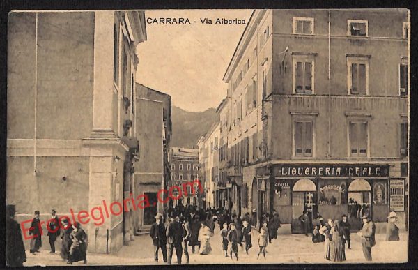 ag7928 - CARTOLINA D'EPOCA - Massa Carrara Città - Via Alberica