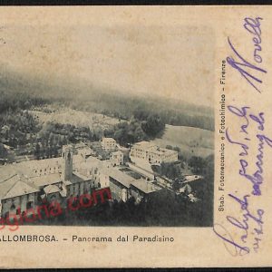 ag0057 - CARTOLINA D'EPOCA - Firenze Provincia - Vallombrosa