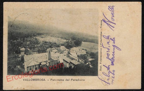 ag0057 - CARTOLINA D'EPOCA - Firenze Provincia - Vallombrosa