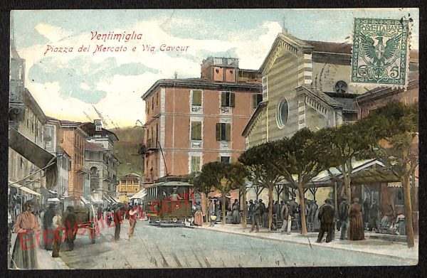 ag5305 - CARTOLINA D'EPOCA - Imperia Provincia - Ventimiglia