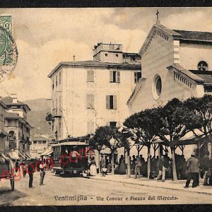 ag5307 - CARTOLINA D'EPOCA - Imperia Provincia - Ventimiglia