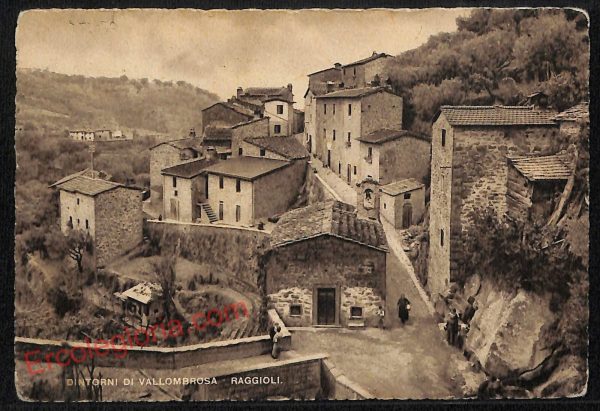ag0067 - CARTOLINA D'EPOCA - Firenze Provincia - Vallombrosa  1951