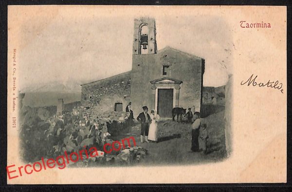ag8862 - CARTOLINA D'EPOCA - Messina Provincia - Taormina