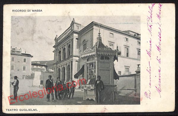 ag7944 - CARTOLINA D'EPOCA - Massa Carrara Città - Teatro Gugliemi