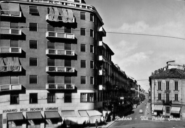 ac3738 - CARTOLINA  D'EPOCA - Milano Città -  Via Paolo Sarpi   1954