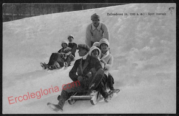 ag0077 - CARTOLINA D'EPOCA - Firenze Provincia - Vallombrosa  1927