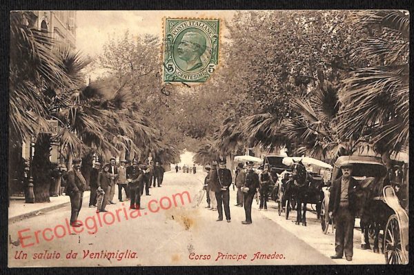 ag5311 - CARTOLINA D'EPOCA - Imperia Provincia - Ventimiglia
