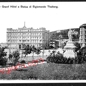 ag9595 - CARTOLINE D'EPOCA - Napoli Città - Statua di Sigismondo Thalberg