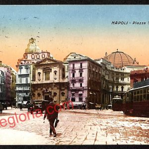 ag9600 - CARTOLINE D'EPOCA - Napoli Città - Piazza San Ferdinando