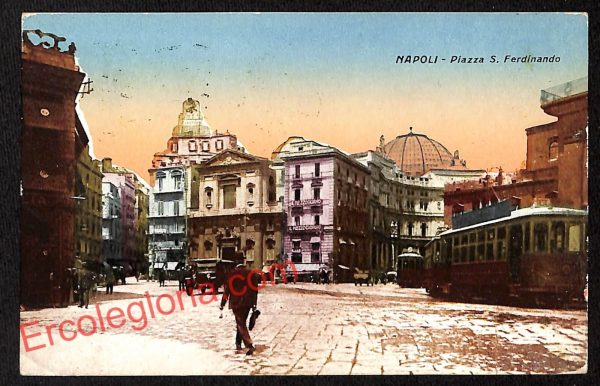 ag9600 - CARTOLINE D'EPOCA - Napoli Città - Piazza San Ferdinando