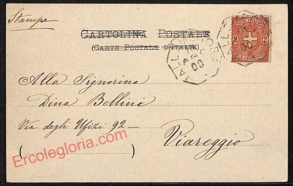 ag0094 - CARTOLINA D'EPOCA - Firenze Provincia - Vallombrosa  1900 - immagine 2