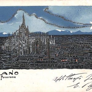 ac3752 - CARTOLINA  D'EPOCA - Milano Città  - Milano Panorama
