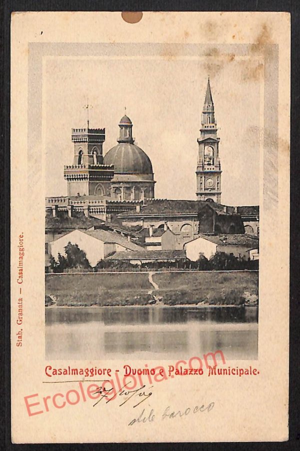 ae5547 - CARTOLINA D'EPOCA - Cremona Provincia - Casalmaggiore  1909