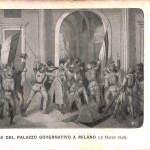 ac3753 - CARTOLINA  D'EPOCA - Milano Città  - Presa del Palazzo Governativo