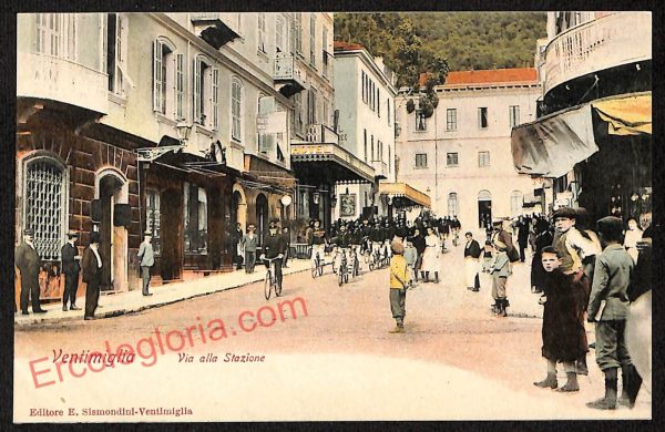 ag5337 - CARTOLINA D'EPOCA  - Imperia Provincia - Ventimiglia
