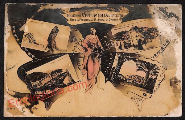 ag5341 - CARTOLINA D'EPOCA  - Imperia Provincia - Ventimiglia