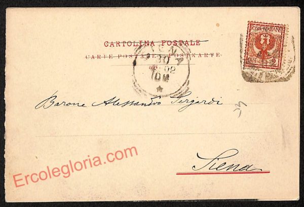 ag5344 - CARTOLINA D'EPOCA DOPPIA - Imperia Provincia - Ventimiglia - immagine 2