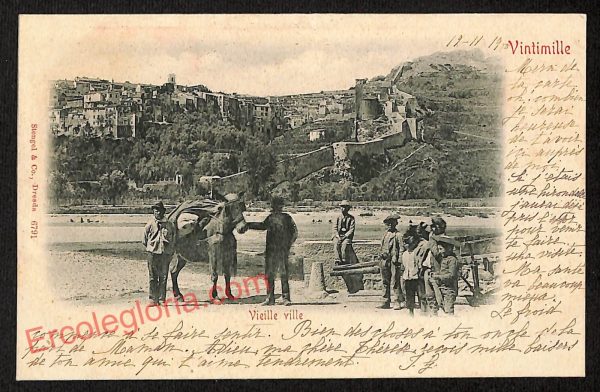 ag5346 - CARTOLINA D'EPOCA - Imperia Provincia - Ventimiglia