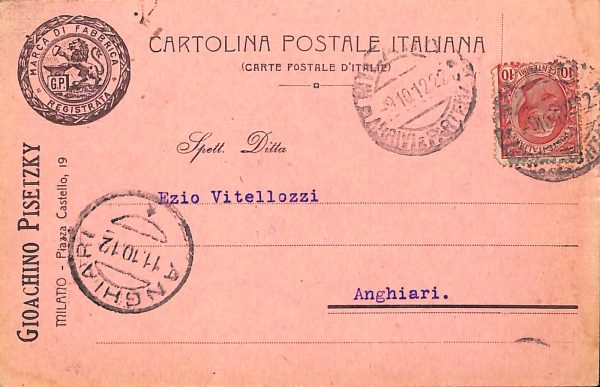 ac3759 - CARTOLINA  D'EPOCA - Milano Città - 1912