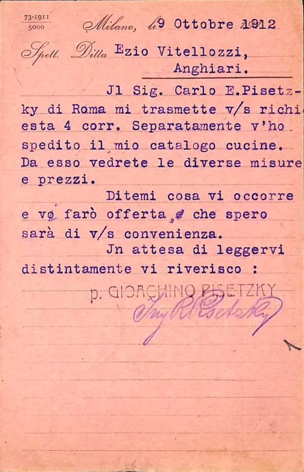 ac3759 - CARTOLINA  D'EPOCA - Milano Città - 1912 - immagine 2