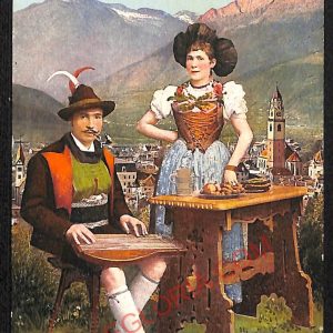 ae4066 - CARTOLINA  D'EPOCA - Bolzano Città - Costumi di Merano