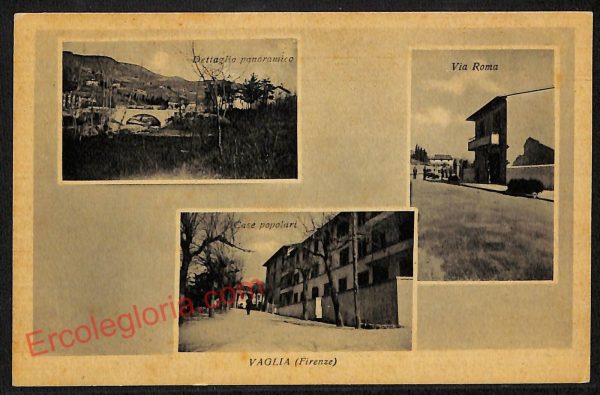 ag0096 - CARTOLINA D'EPOCA - Firenze Provincia - Vaglia